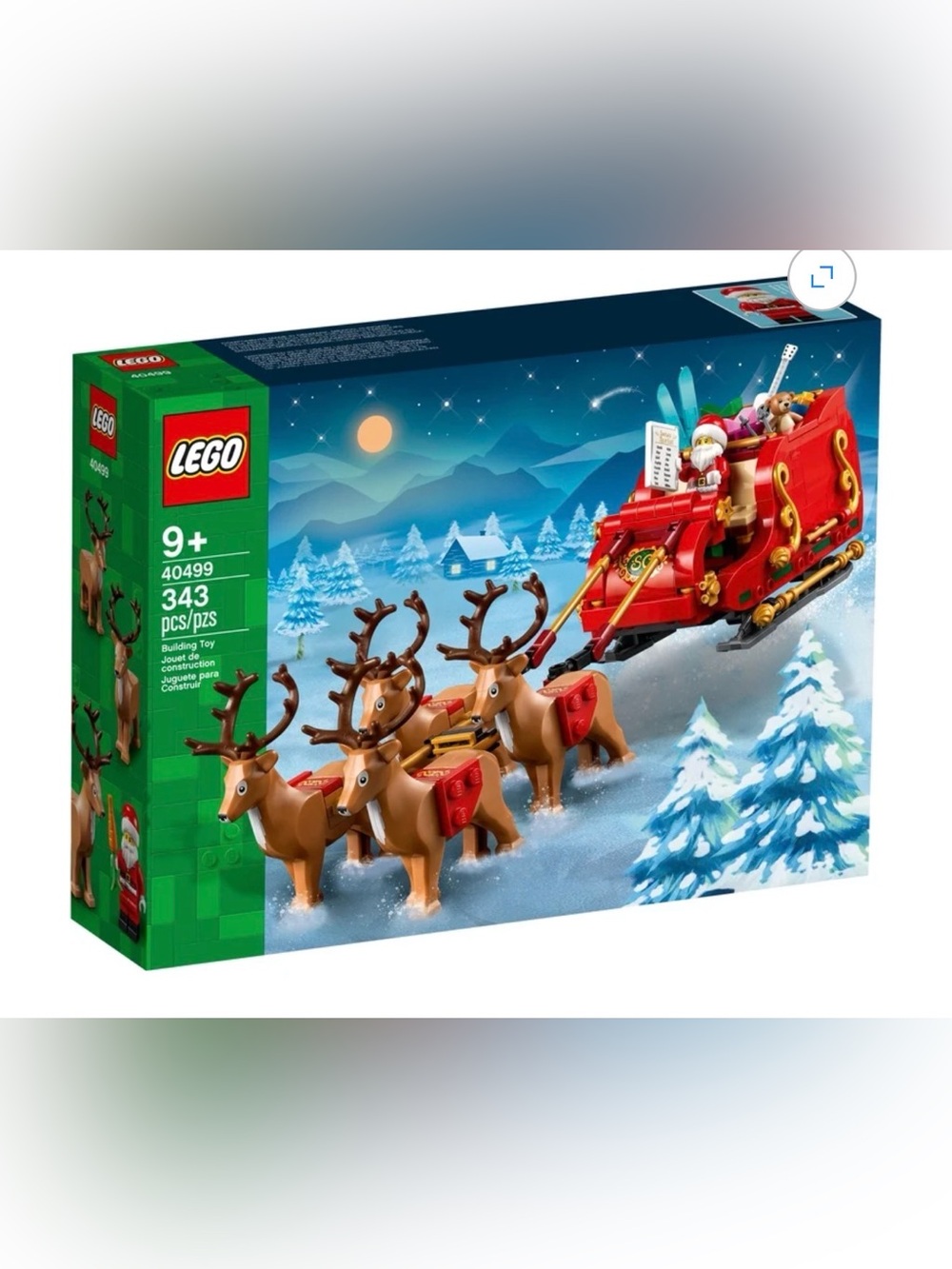 🎅🏻 NEW IN BOX 🎅🏻 LEGO 🎅🏻 Santa’s Sleigh 40499